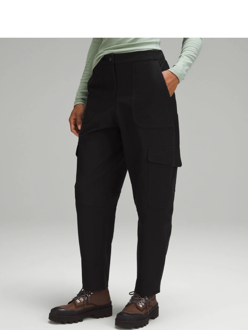 lululemon athletica Black Utilitech Cargo Pocket High-Rise Pants